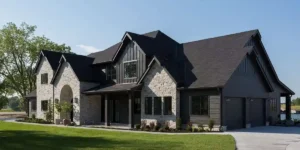Modern Grey House with Black Trim: A Timeless Exterior Trend