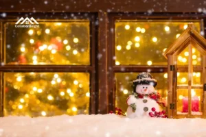 Lighted Christmas Window Decorations